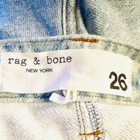 rag & bone Miramar Sofie Ankle Length in Meadow Blue Size 26 - Worn Once - Picture 8 of 8